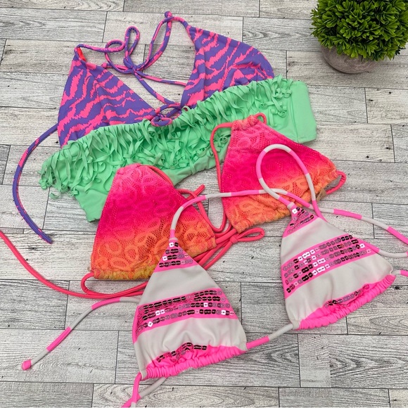 VICTORIA’S SECRET BUNDLE 4 pieces women BIKINI TOP - Picture 1 of 10